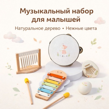 Музыкальный инструмент MINIONS Музыкальный набор для малышей