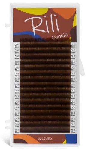 Rili единичные D 0.07 мм коричневый mix 8-15 мм