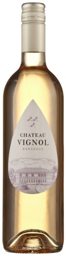 Вино Famille Doublet Chateau Vignol AOC Bordeaux сухое розовое 13% 0.75 л