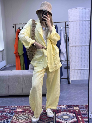 Повседневные брюки Caramel shop желтый