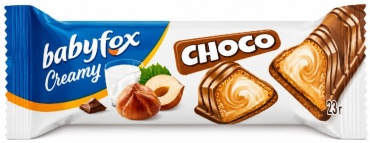 Babyfox Creamy Choco шоколадный батончик молочный 23 г