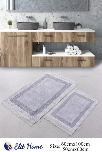 Elit Home комплект ковриков MODEVSA 100x60 см, микрофибра