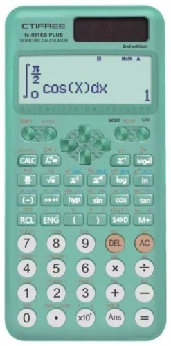 CTIFREE fc-991es plus, 10+2-разрядный, мятный