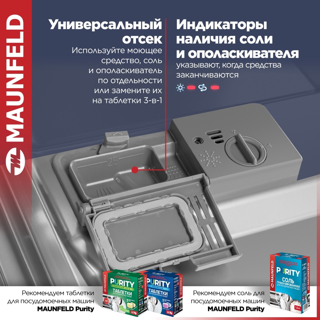 Посудомоечная машина MAUNFELD MLP-08IM 4