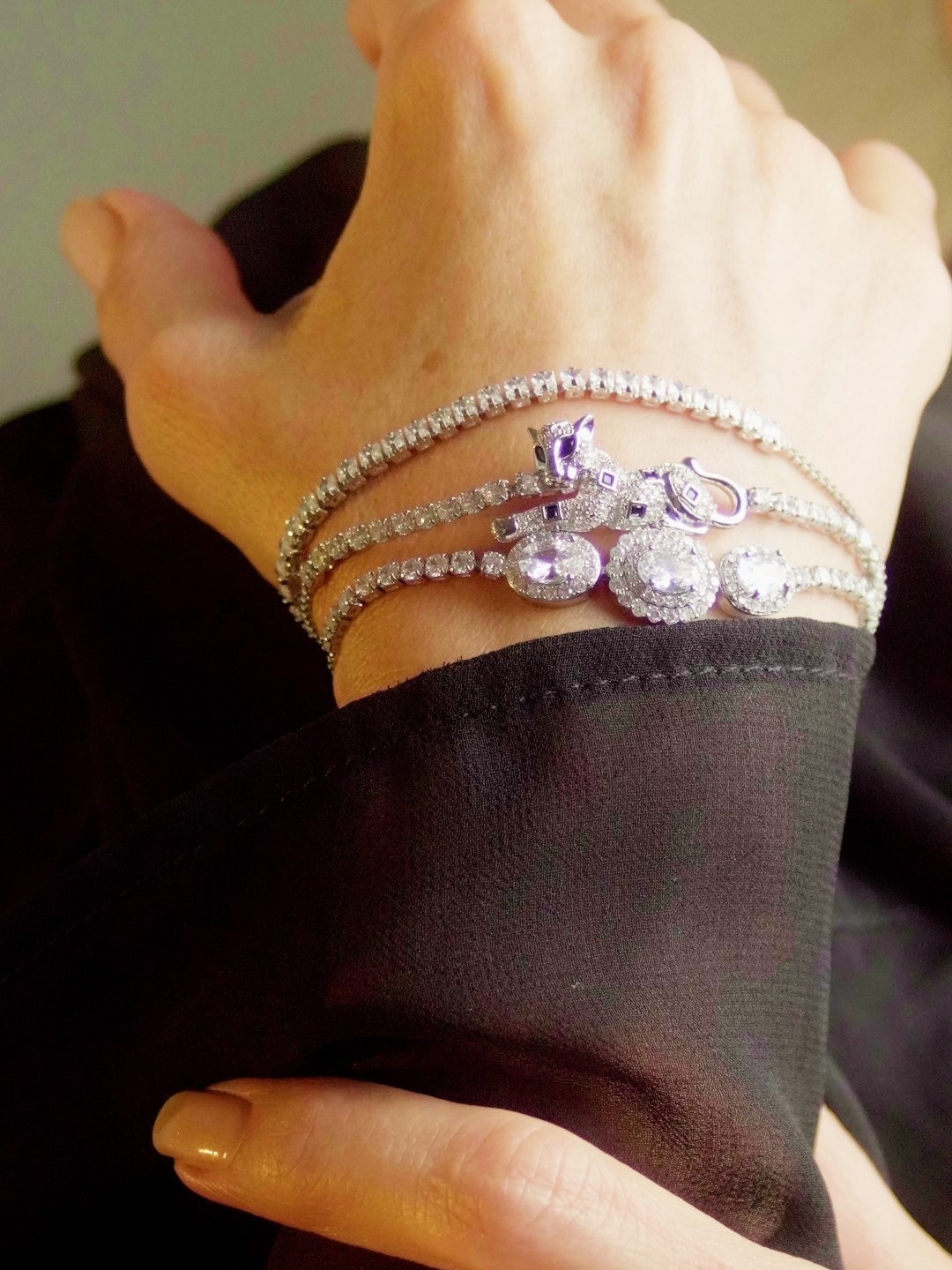 Natural Radiance длина 23 см ювелирный сплав, кристаллы Swarovski