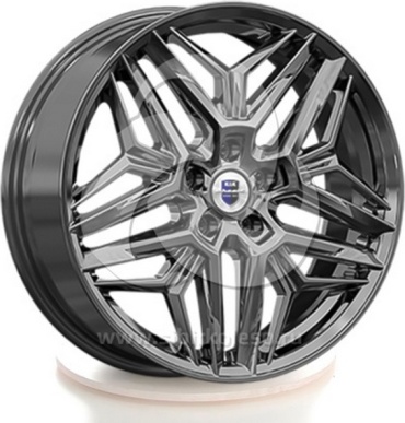 K&K Колумб кварц 67.1 7x19/5x114.3 D67.1 ET45 4 диска черный, серебристый, графит