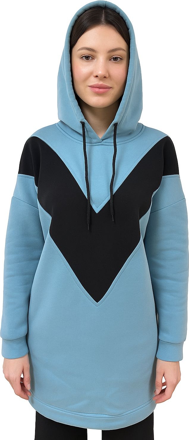 Толстовка FASHION Нет черный, голубой