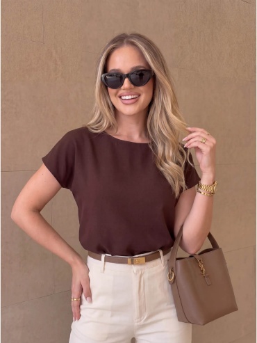 Блузка ASMAN коричневый