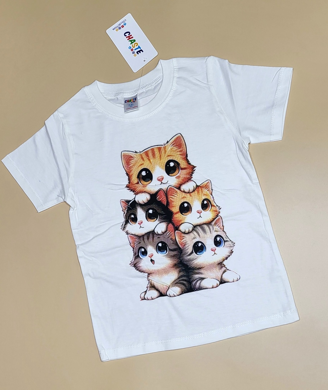 Футболка CHASTE kids белый