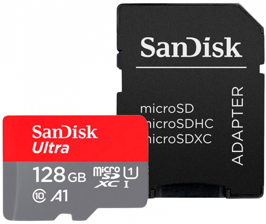 Карта памяти SanDisk microSDXC SDSQUAB-128G-GN6MA 128 Гб