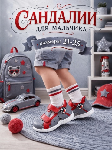 Сандалии Panda Kids мультиколор