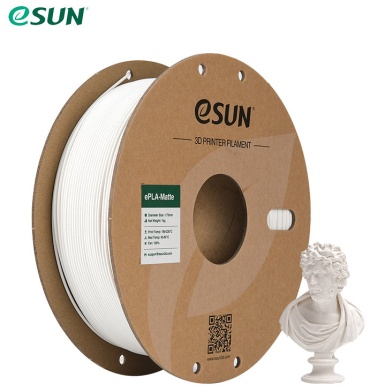 ESUN PLA Matte 1.75 мм 1 кг белый