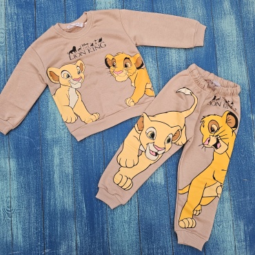 Спортивный костюм бежевый