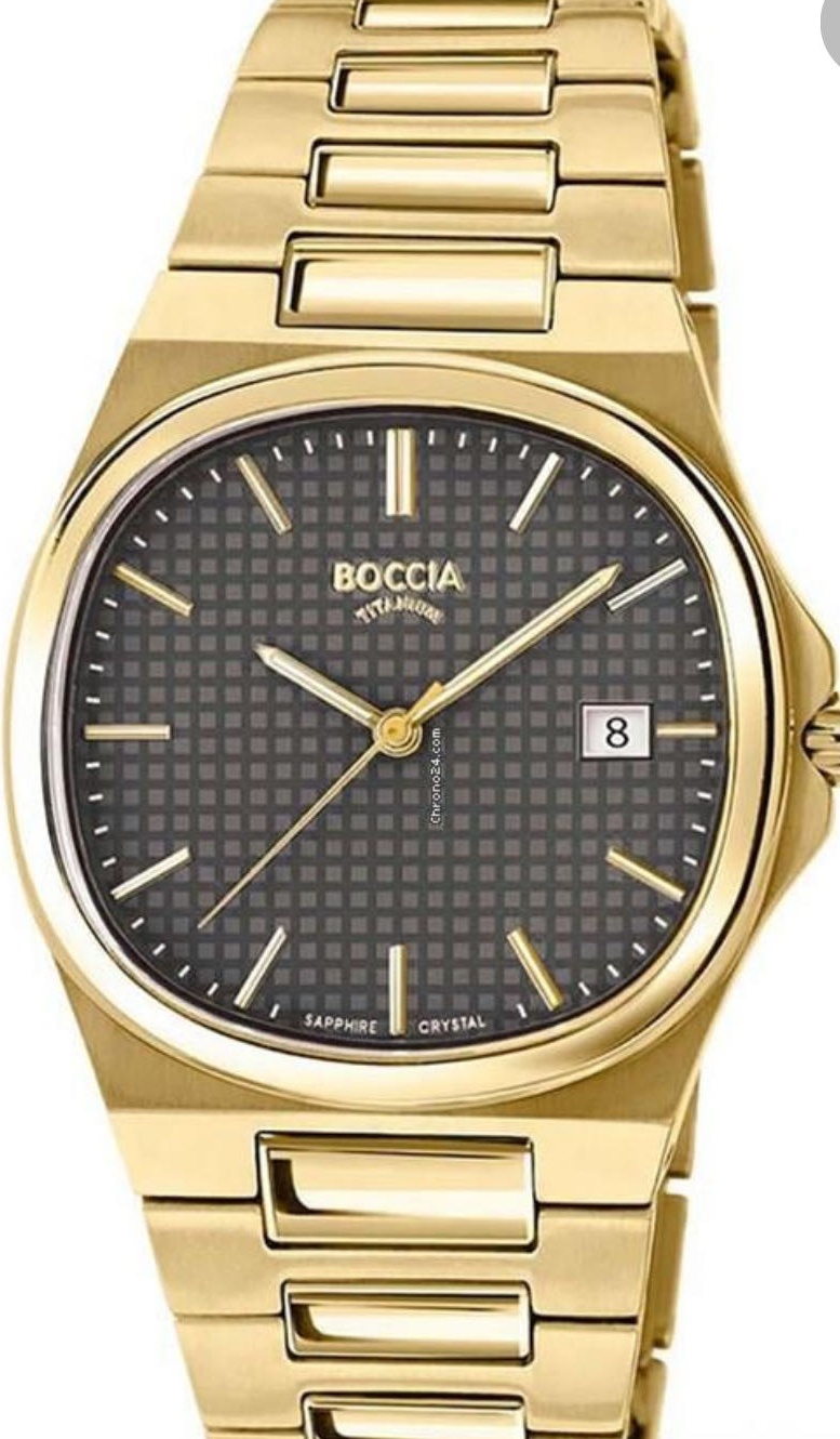 Кварцевые Boccia Titanium 3657-06 титан