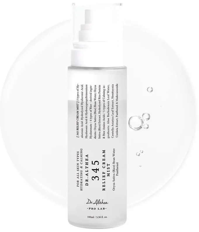Dr. Althea мист 345 Relief Cream Mist Восстанавливающий Мист для Лица 100ml 100 мл, фото 4