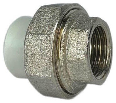 Муфта разъемная DENIZ с внутренней резьбой 25*3/4 белая 101-002-002-001-002