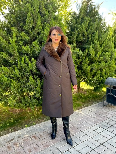 Зимняя куртка MaxMara коричневый