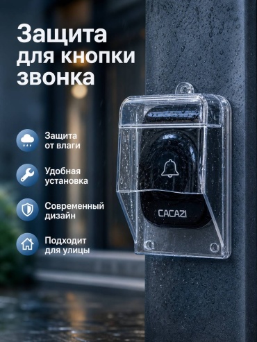 Лицевая панель для звонка 18379217_287370925 прозрачный