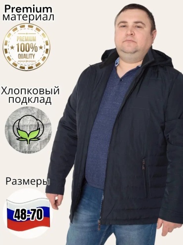 Демисезонная куртка синий
