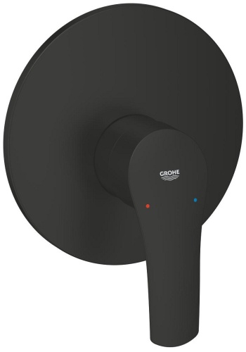 Смеситель для ванны Grohe Eurosmart 194512433, латунь, цвет черный