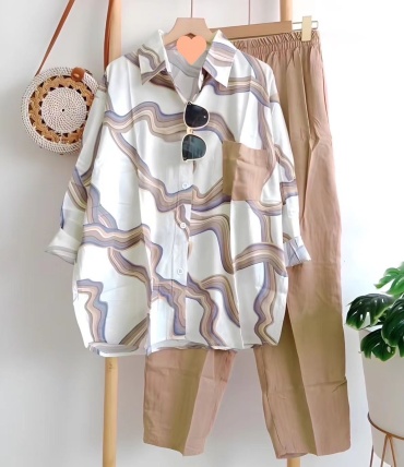 Костюм повседневный TR trendy коричневый