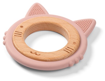 Прорезыватель BabyOno 1076/02, 1 шт, розовый