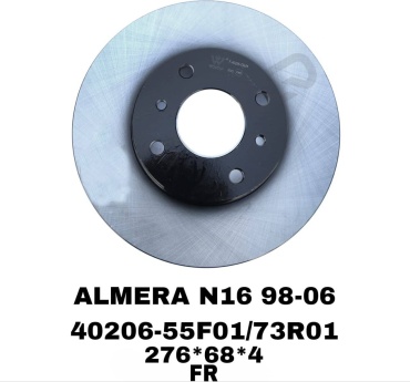 Диски RTL-DSN передние 40206-55F01/73R01/Almera
