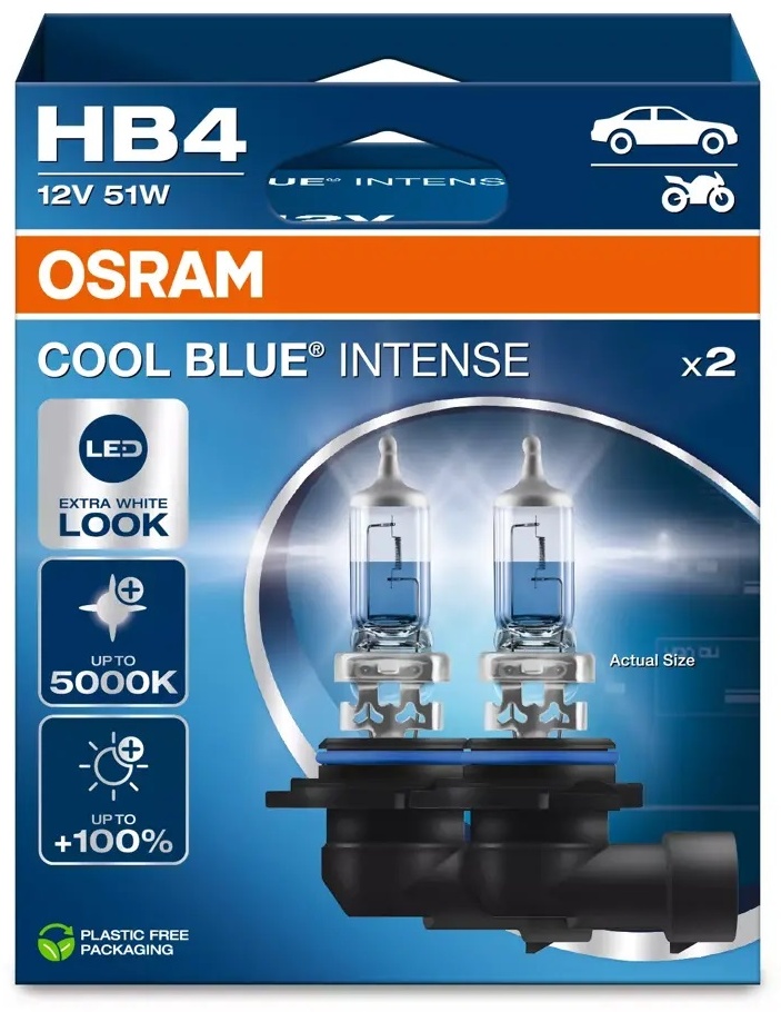 Osram 9006CBN-2HB галогенная HB4, 2 шт