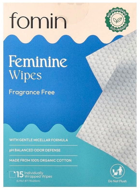 Влажные салфетки fomin Feminine 15 шт