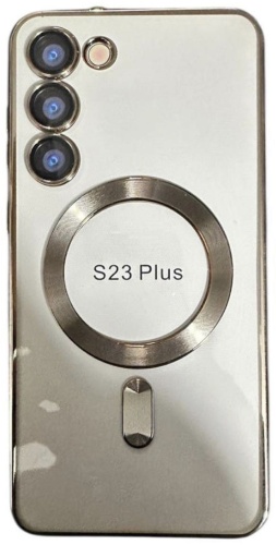 Чехол Case для Samsung Galaxy S23+, S23 Plus золотой