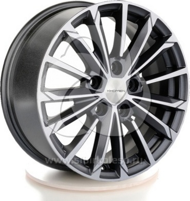 KHOMEN 1611 GRAY-FP 67.1 6.5x16/5x114.3 D67.1 ET45 4 диска черный, серебристый, графит