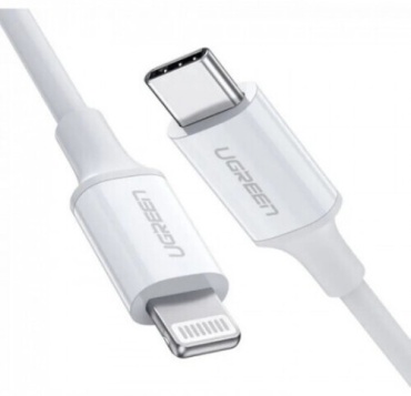 Кабель Ugreen Lightning, 1 м, US171  белый