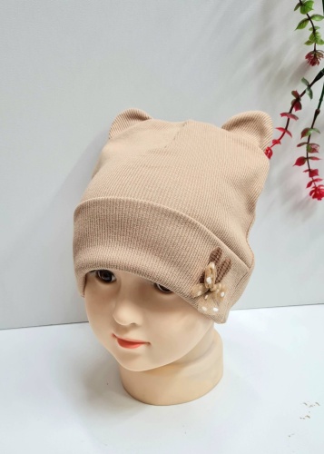 Шапка Bilal Kids размер 46, темно-бежевый