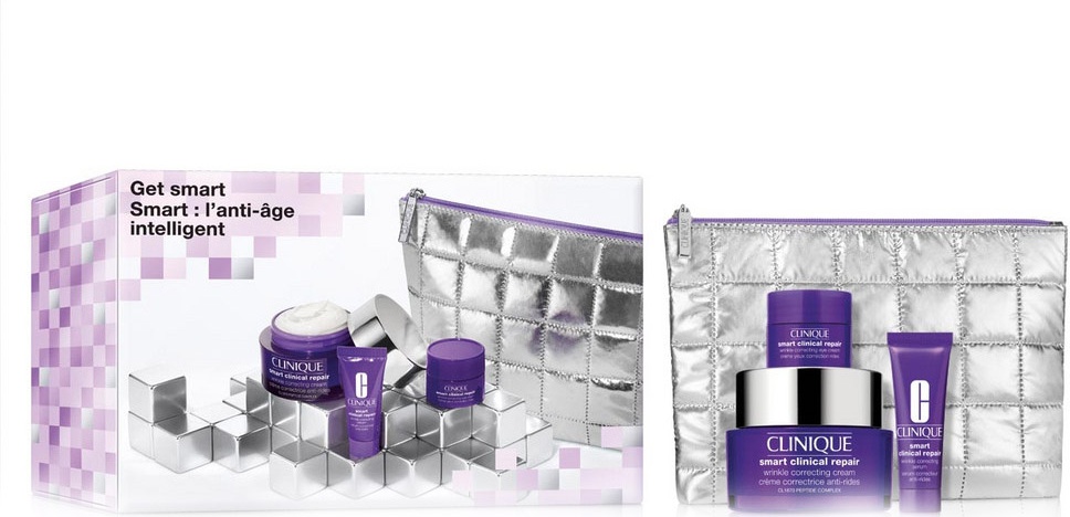 Clinique Get Smart Anti-Ageing Skincare набор по уходу за лицом для женщин