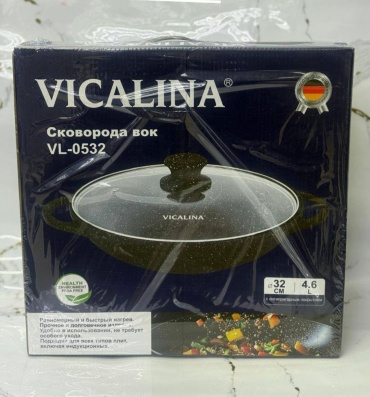 Сковорода VICALINA 32 см с антипригарным покрытием, алюминий
