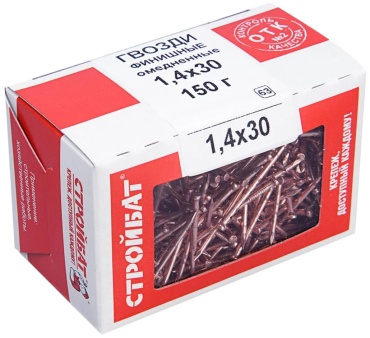 Гвоздь финишный СТРОЙБАТ 30х1.4 мм 150 г 243041