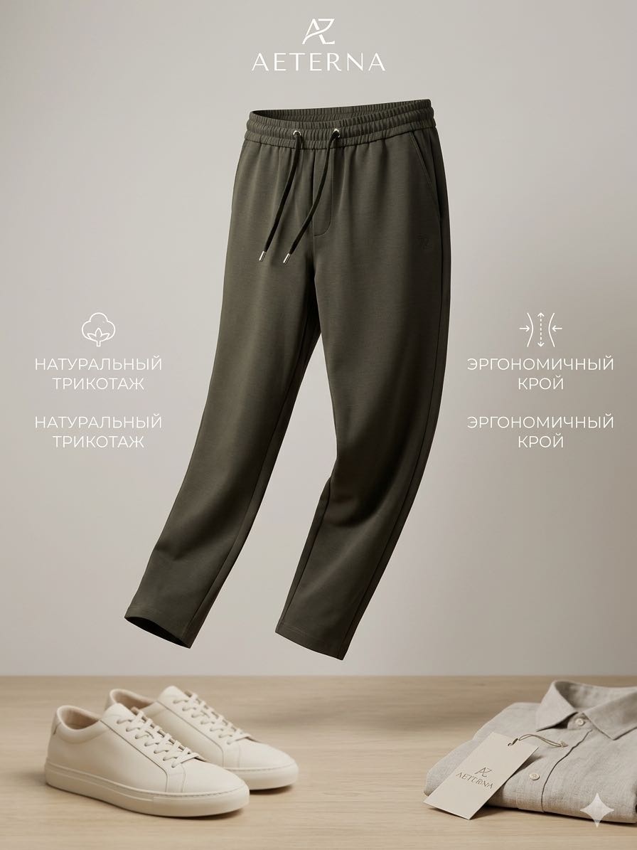 Повседневные брюки Zegna хаки