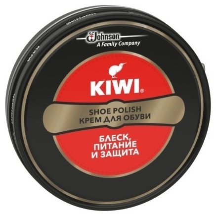 Средство для чистки обуви KiWi крем черный, 102020947