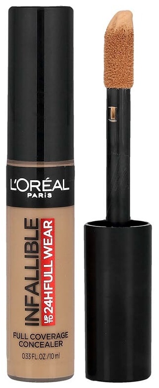 Loreal Paris Infallible, консилер для полного покрытия, кедр 390, 10 мл (0,33 жидк. Унции) консилер 390
