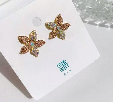 Серьги Jewelry бижутерный сплав, стразы