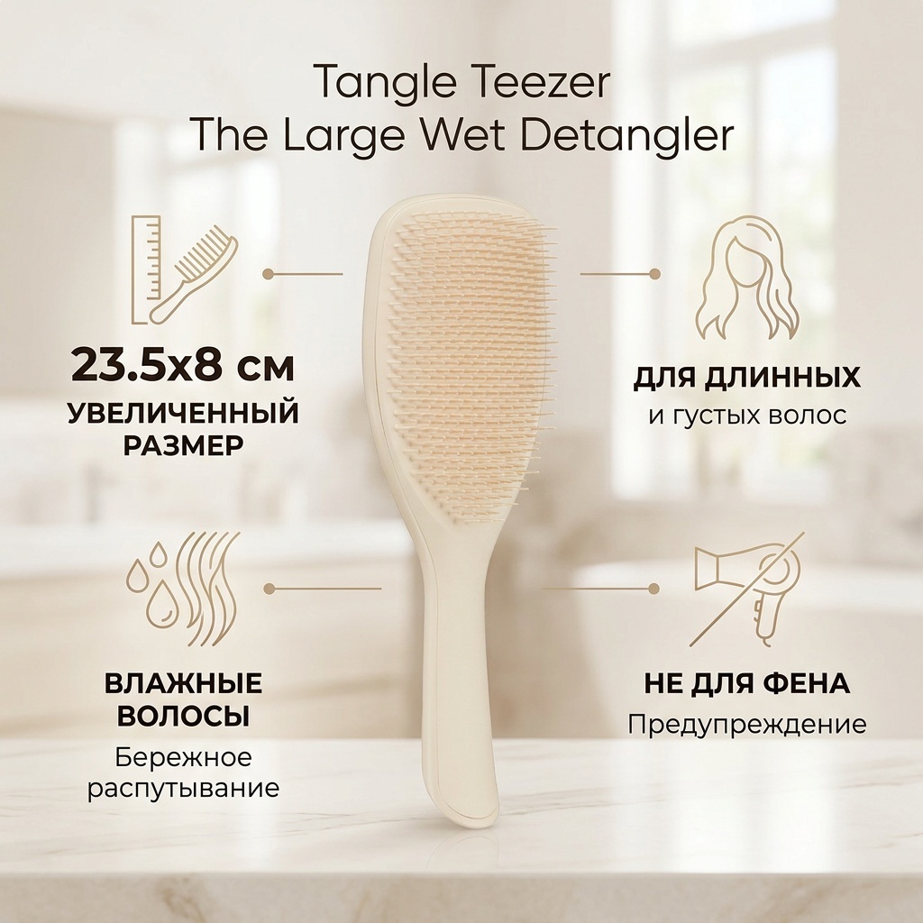 Tangle Teezer массажная расческа 23.5х8 см