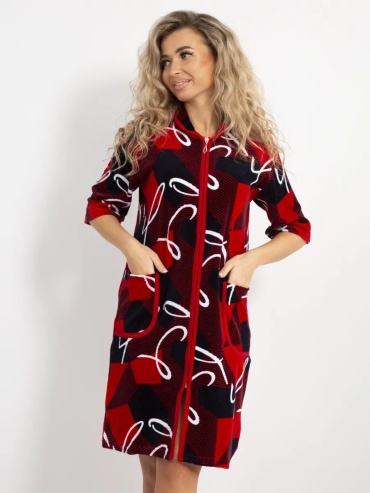 Трикотажный халат Wakas Textile белый