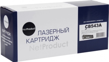 NetProduct N-CB543A с чипом пурпурный (magenta)