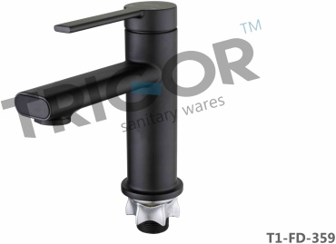 Смеситель TRIGOR T1‑FD‑359, латунь, цвет черный