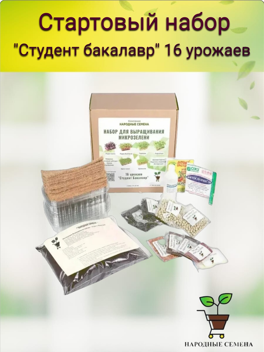 Народные семена Студент Бакалавр 16 урожаев