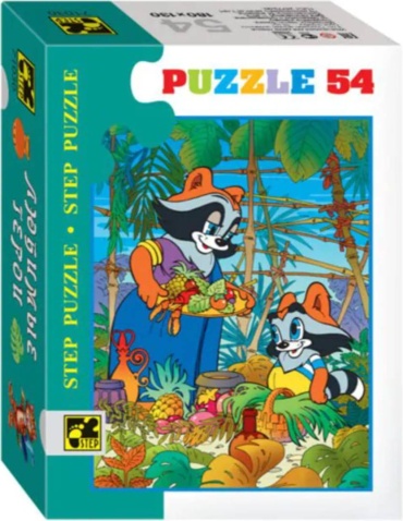 Step Puzzle Любимые герои. Крошка енот 71030 классический 54 деталей