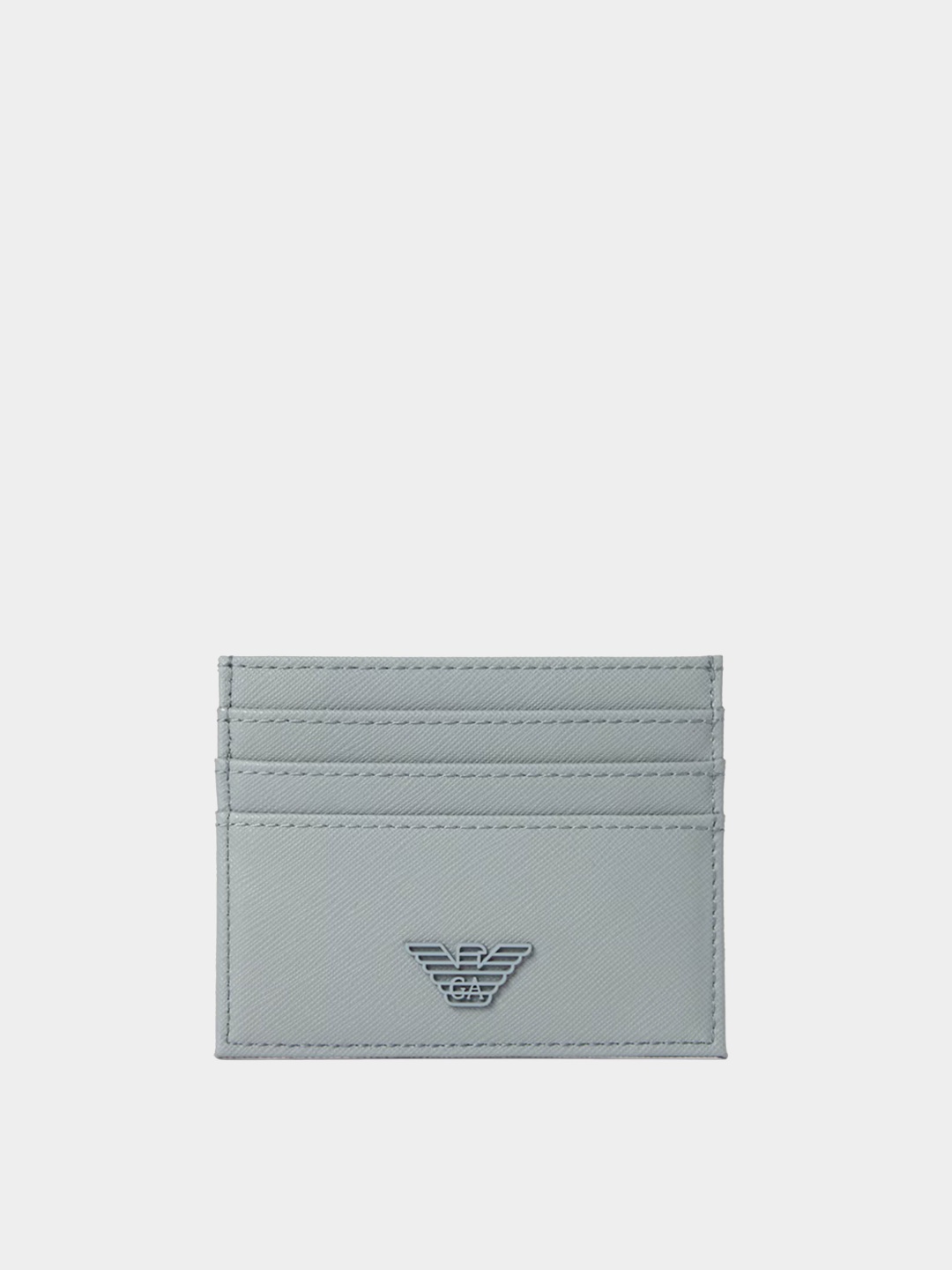 Визитница Emporio Armani полиуретан серый