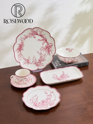 Сервиз на 6 персон Rosewood , предметов: 32, чайно-столовый, фарфор