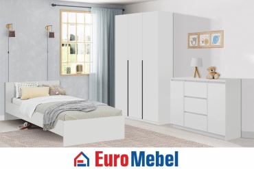 Комплект Euromebel Денвер, 00065286 белый