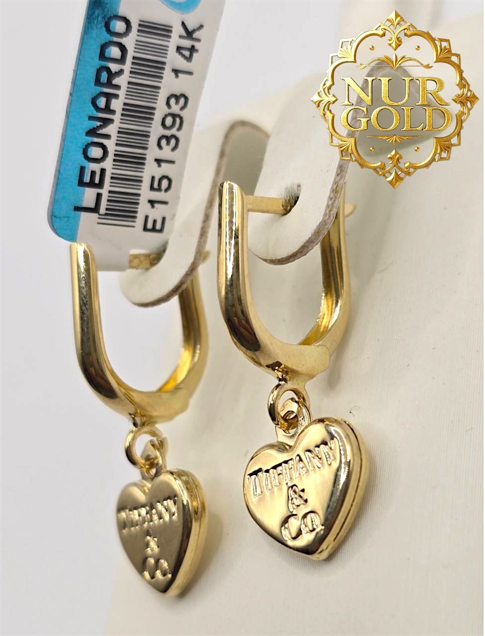 Серьги Sabina Gold NUR-SRG-008 вес 2.22 г золото, без вставок